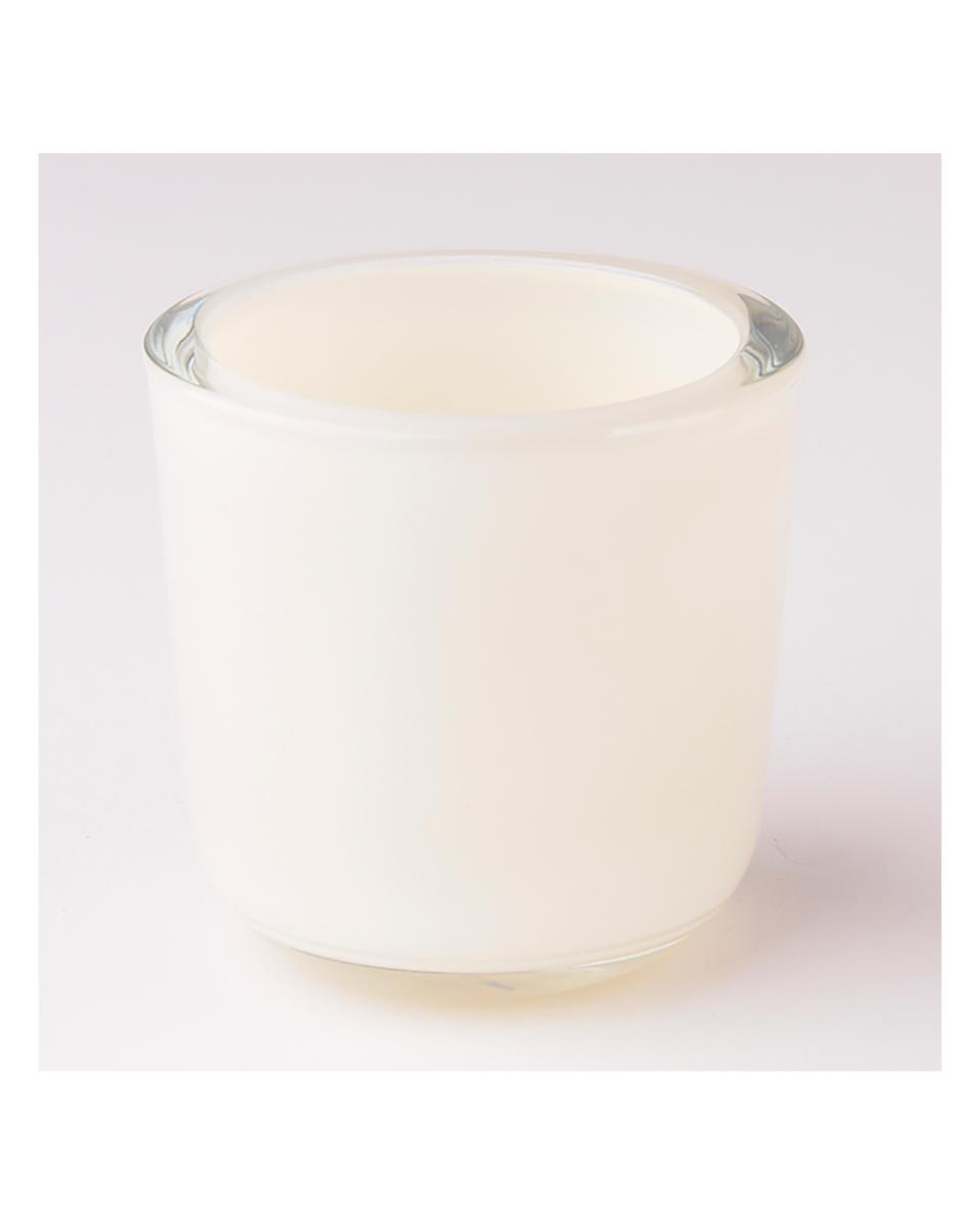 Teelichthalter - Ø7,5 CM - 8 Stück - Weiß