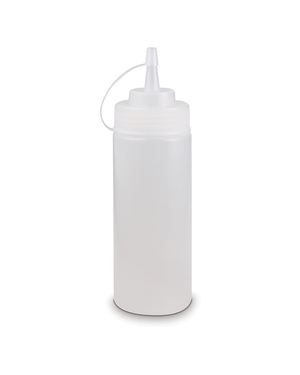 Quetschflasche - 0,3 Liter - Transparent / Weiß - Vogue - 516930