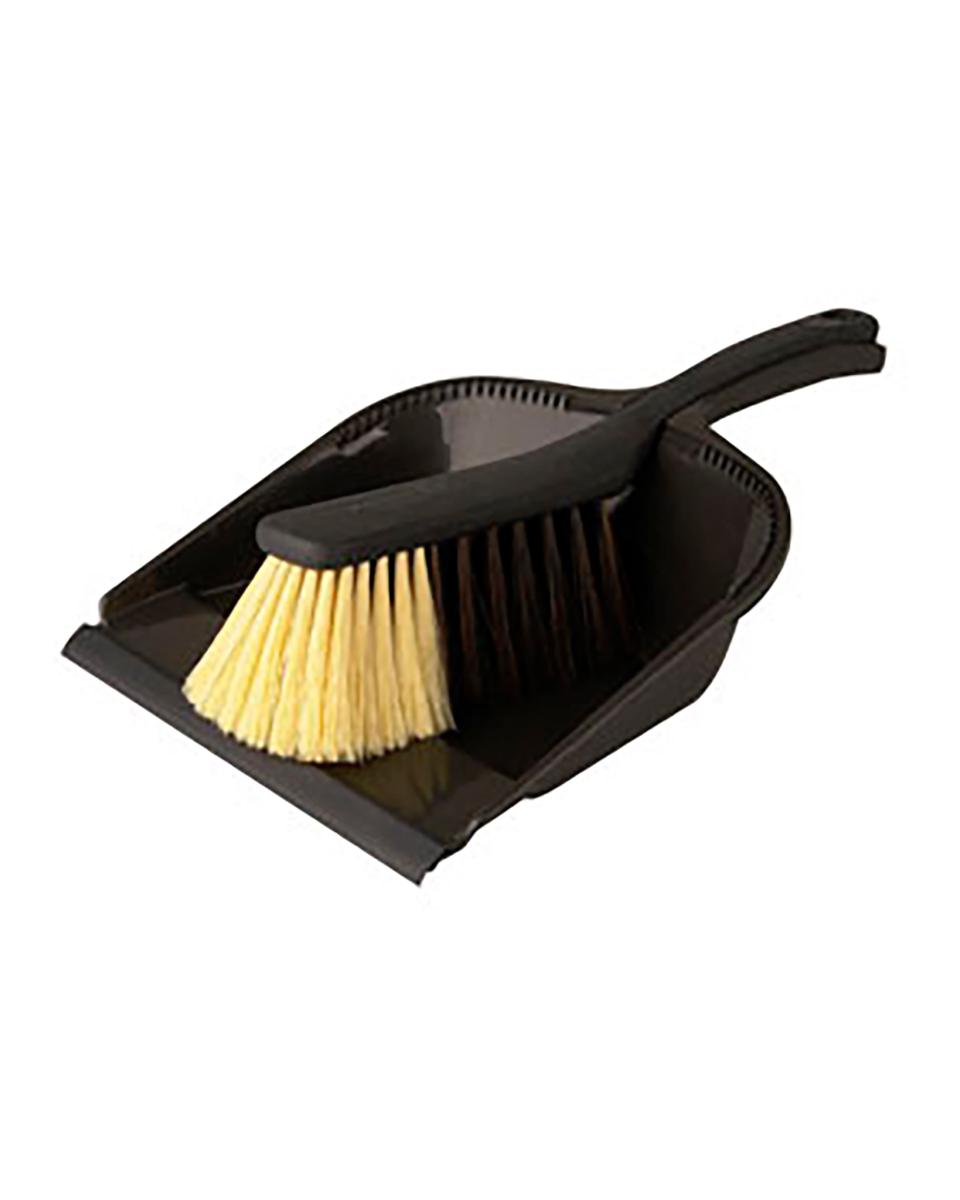 Kehrschaufel und Blech - 34 x 21 CM - Schwarz - Coronit - 515973