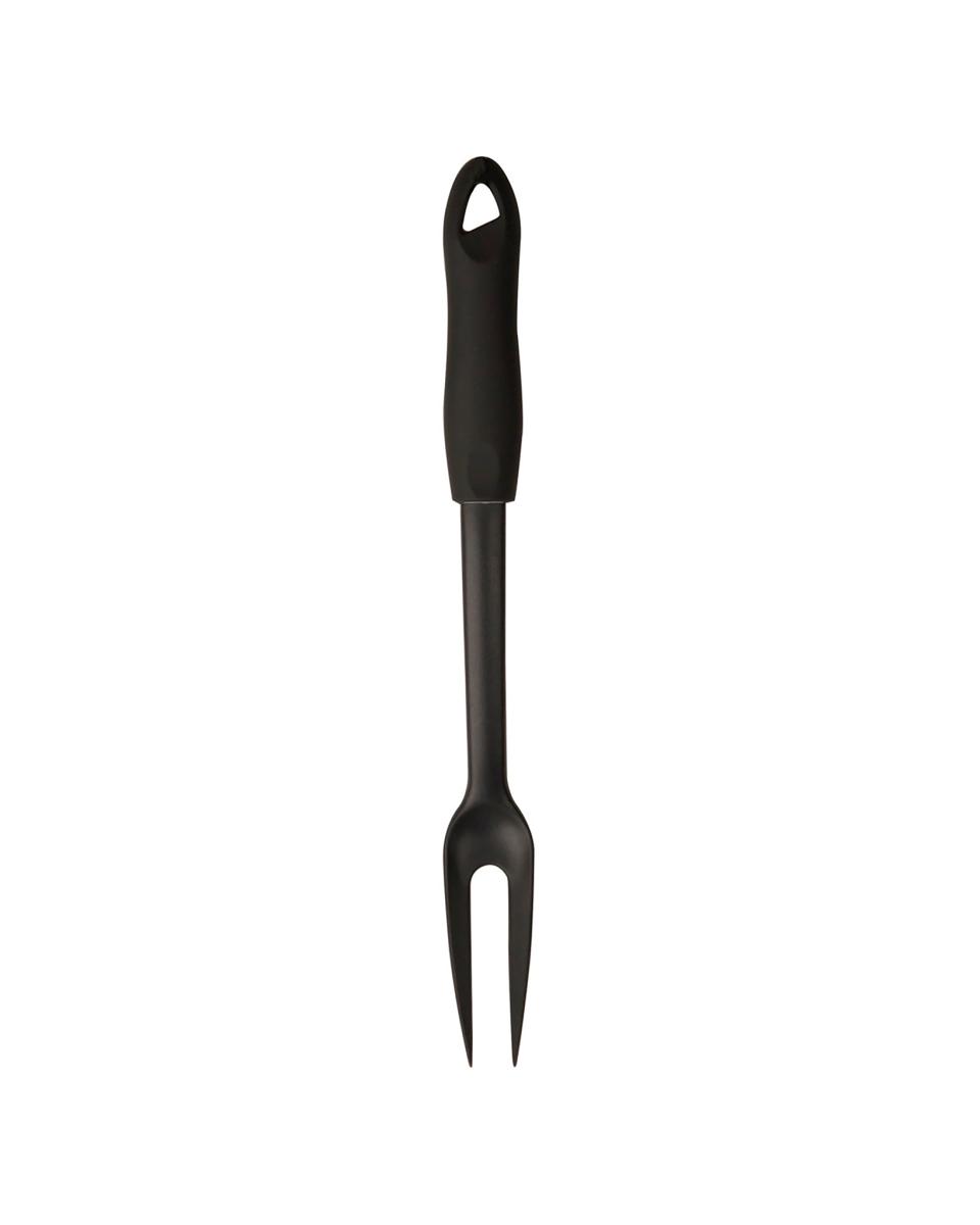 Fleischgabel - 31 CM - 12 Stück - Schwarz - Ergo - 511633