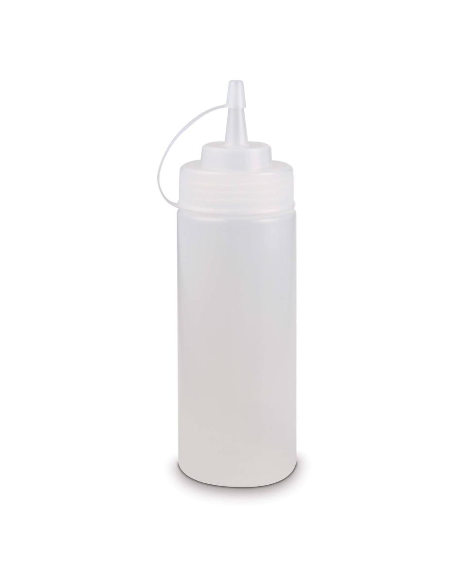 Squeeze Bottle - 0,68 Liter - Transparent / Weiß - Vogue - 517344