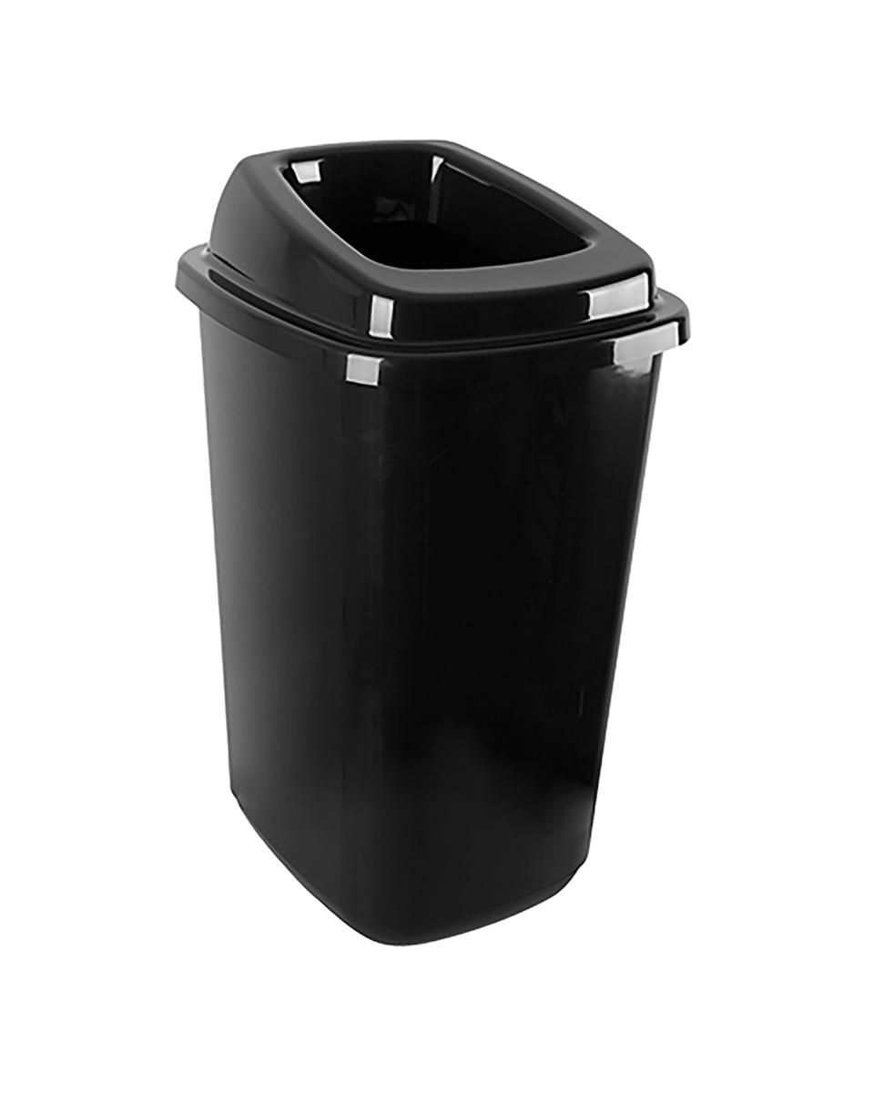 Abfallbehälter - 45 Liter - Schwarz - 650045