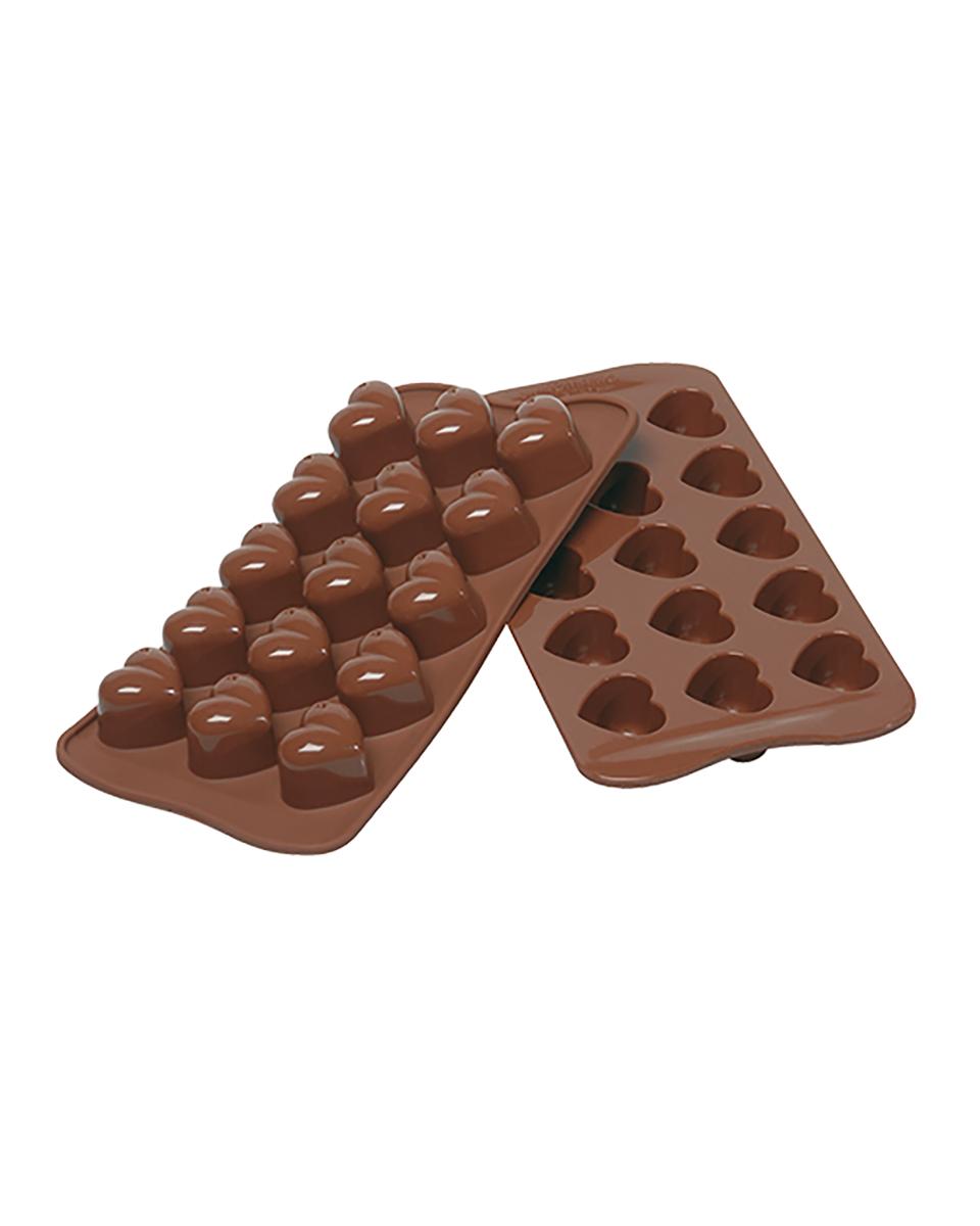 Schokoladenform - Silikon - H 2,5 x 2,2 x 3 cm - Easychoc - 070034