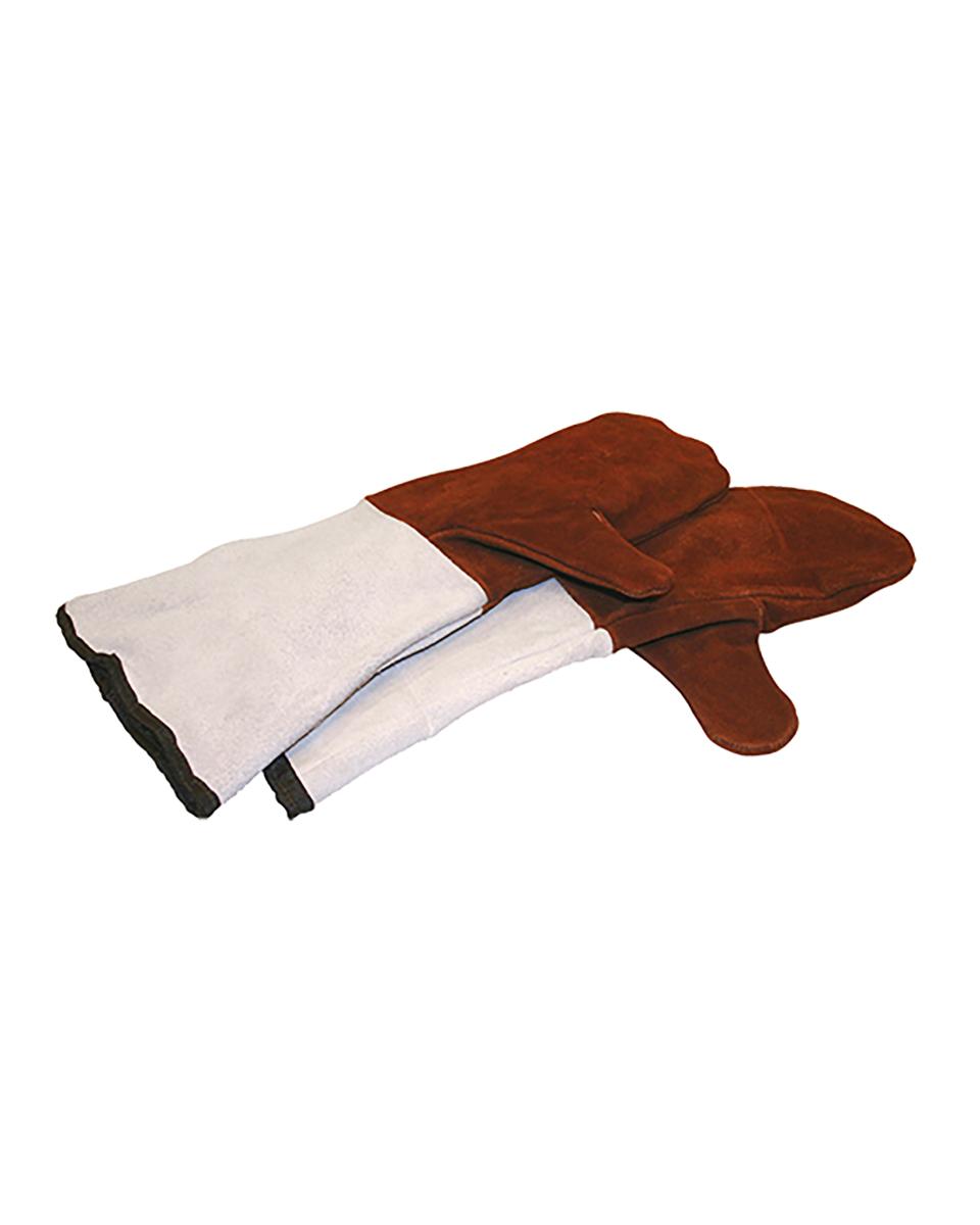 Ofenhandschuh – 0,38 kg – 46 cm – Wildleder – Rot – 079020