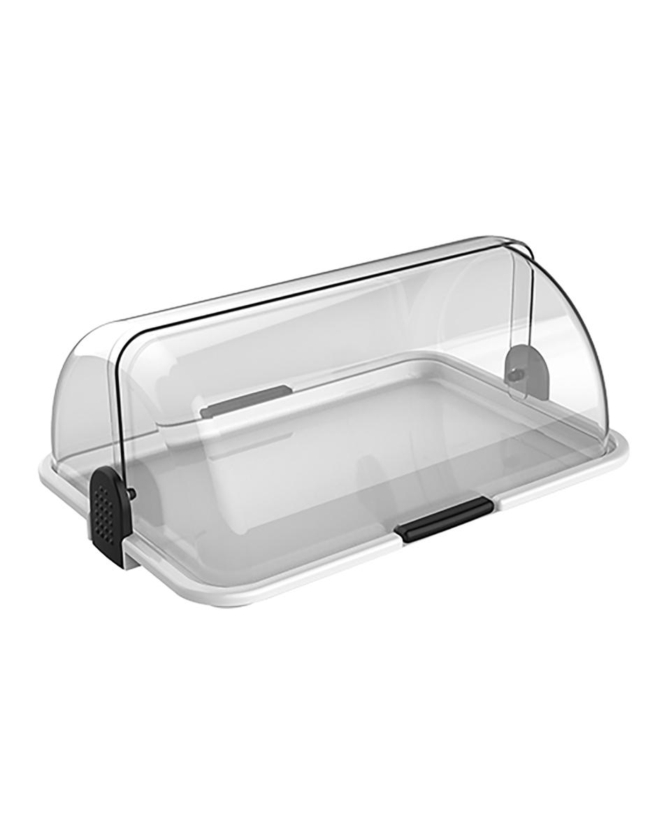 Roll-Top-Vitrine - Kunststoff - 21 x 47 x 32 cm - 245010