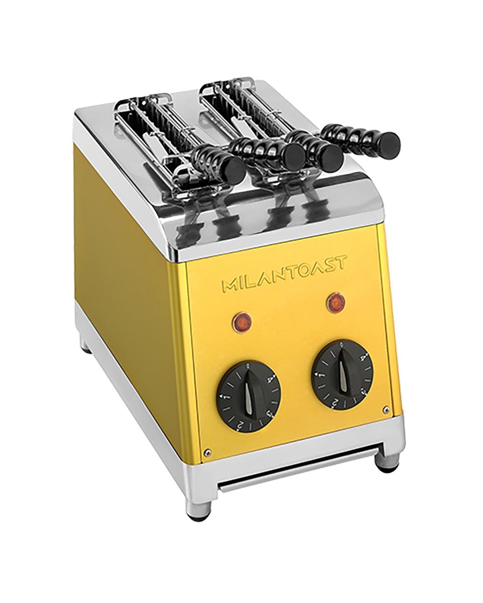 Milan Toast - Gold - Toaster - 2 Schlitze - 420012
