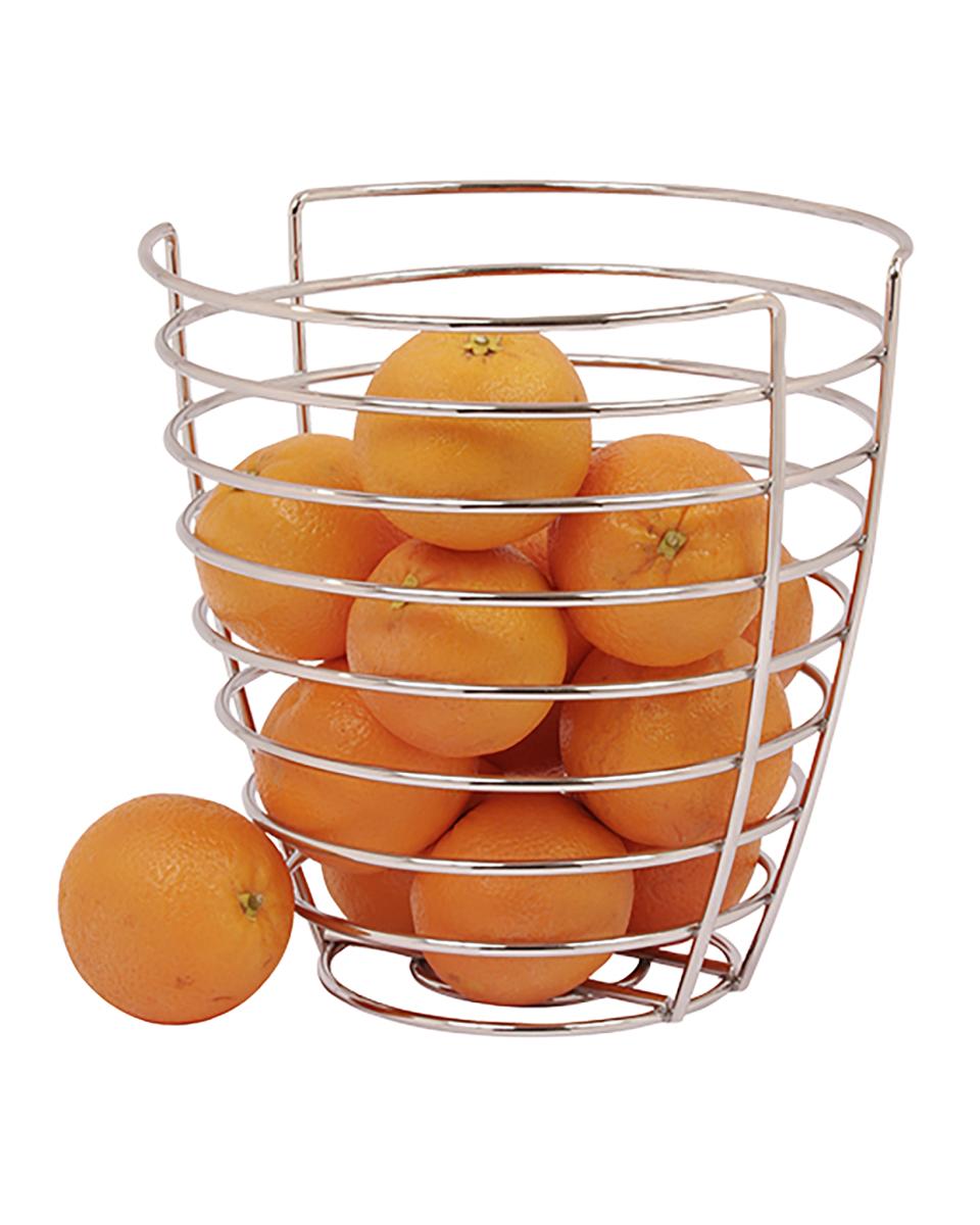 Orangen-Korb Chrom - 25 cm - 504001