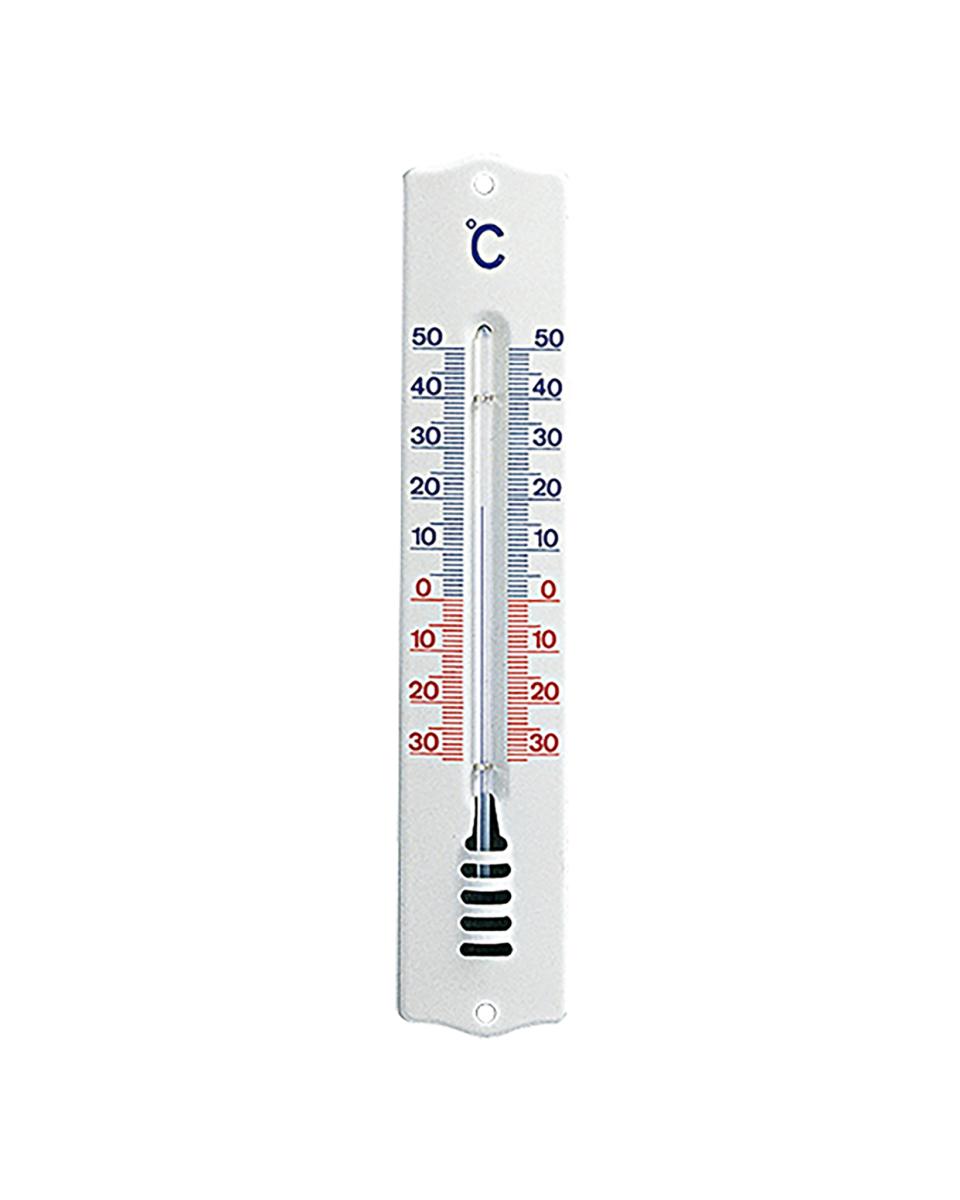 Kühlraumthermometer - H 22,7 x 4,3 cm - 0,06 kg - Emailliert - -30°C / +50°C - 843001