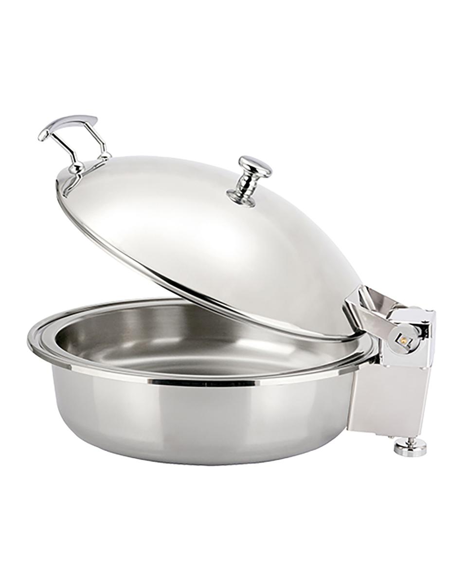 Chafing Dish rund mit Edelstahldeckel