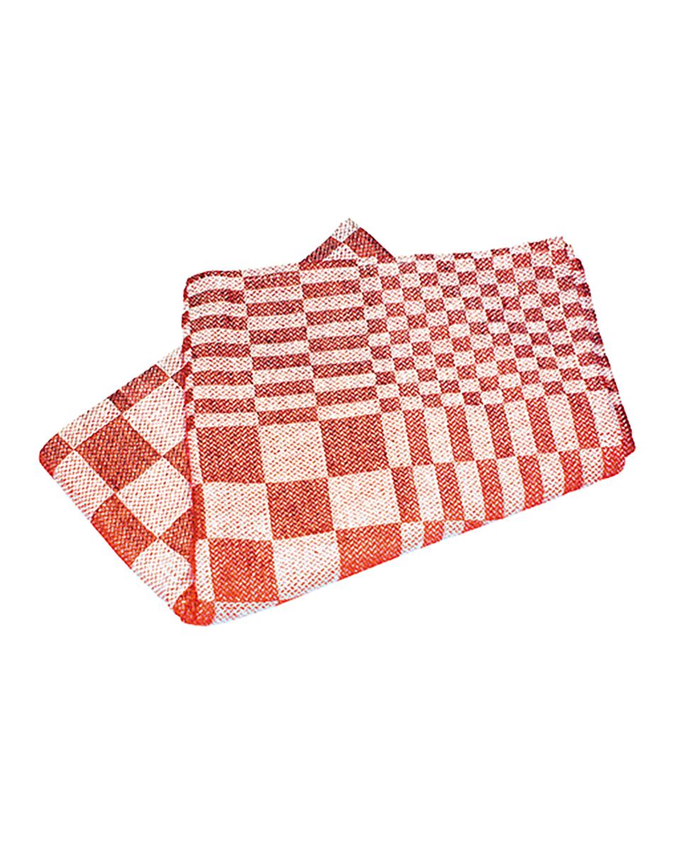 Küchentuch - Baumwolle - 65 x 65 cm - rot - 878013