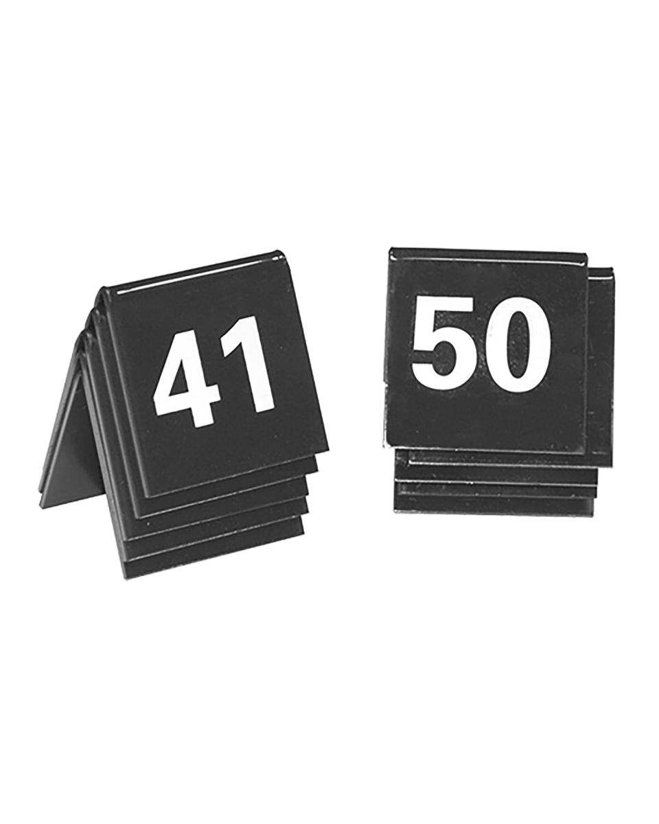 Tischnummern - Nummer 41 bis 50 - Kunststoff - 880114