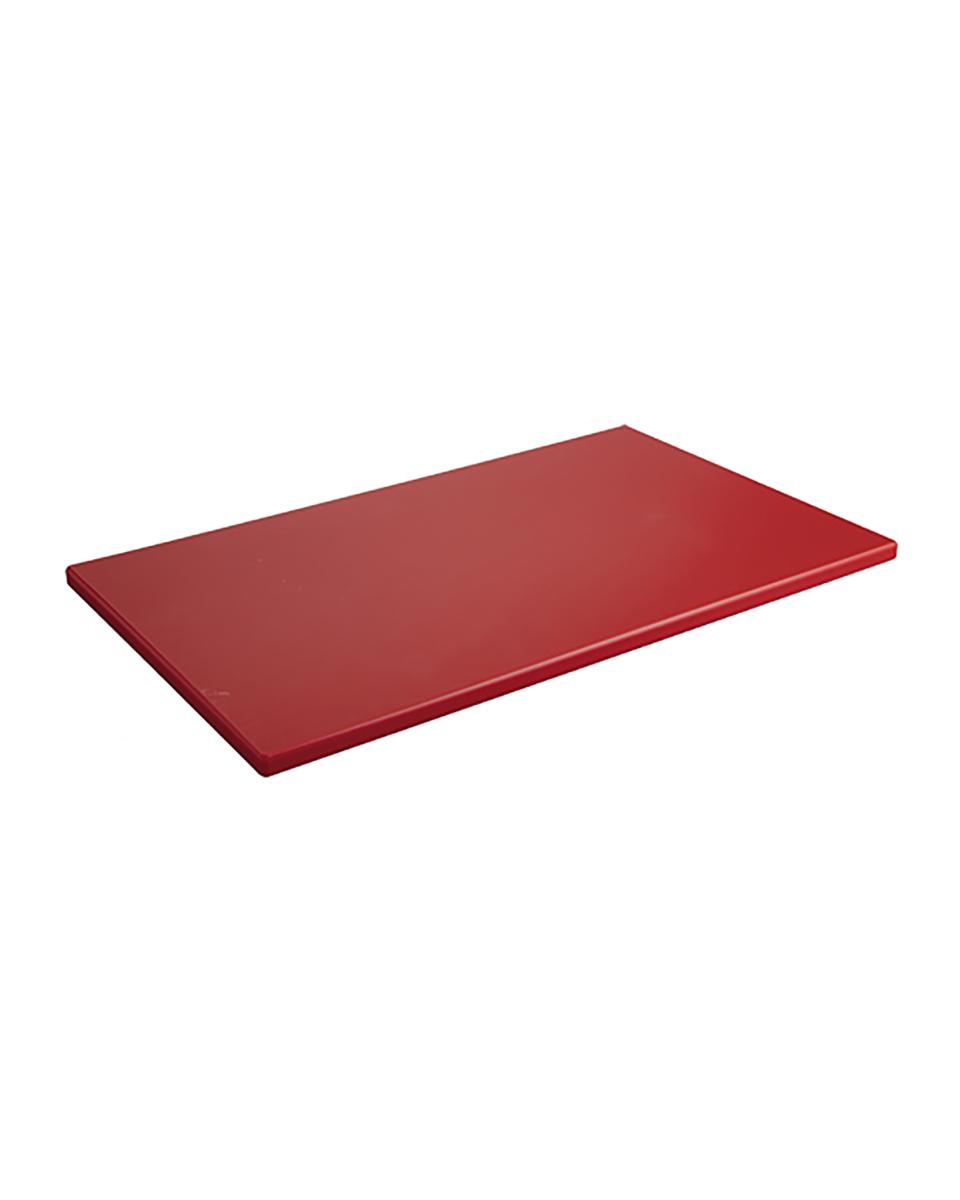 Schneidebrett - Polyethylen - Rot - 1,5H x 50 x 30 cm - CaterChef - 882215