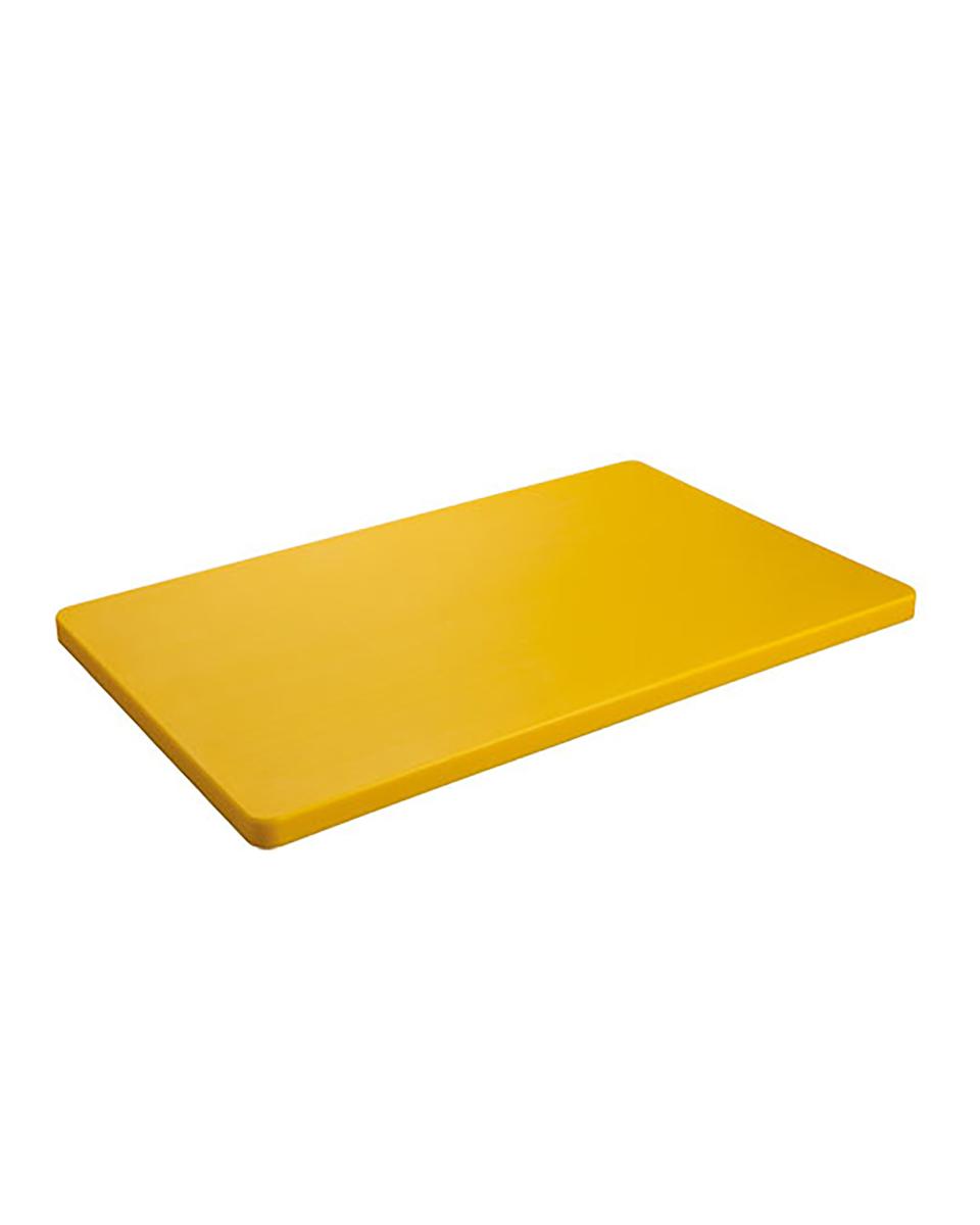 Schneidebrett - flach - gelb - 50 x 30 cm - Cater Chef - 882681