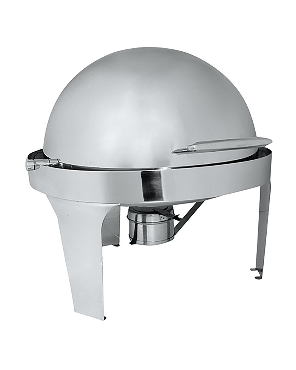 Chafing Dish Edelstahl - Classic One Rolltop Round