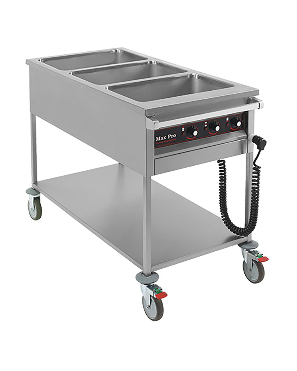 Bain-Marie-Wagen - 3 x 1/1 GN - Max Pro - 921351