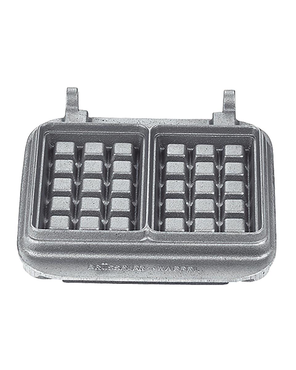 Brüsseler Waffel - Einsatz 2-teilig - Gusseisen - 308075