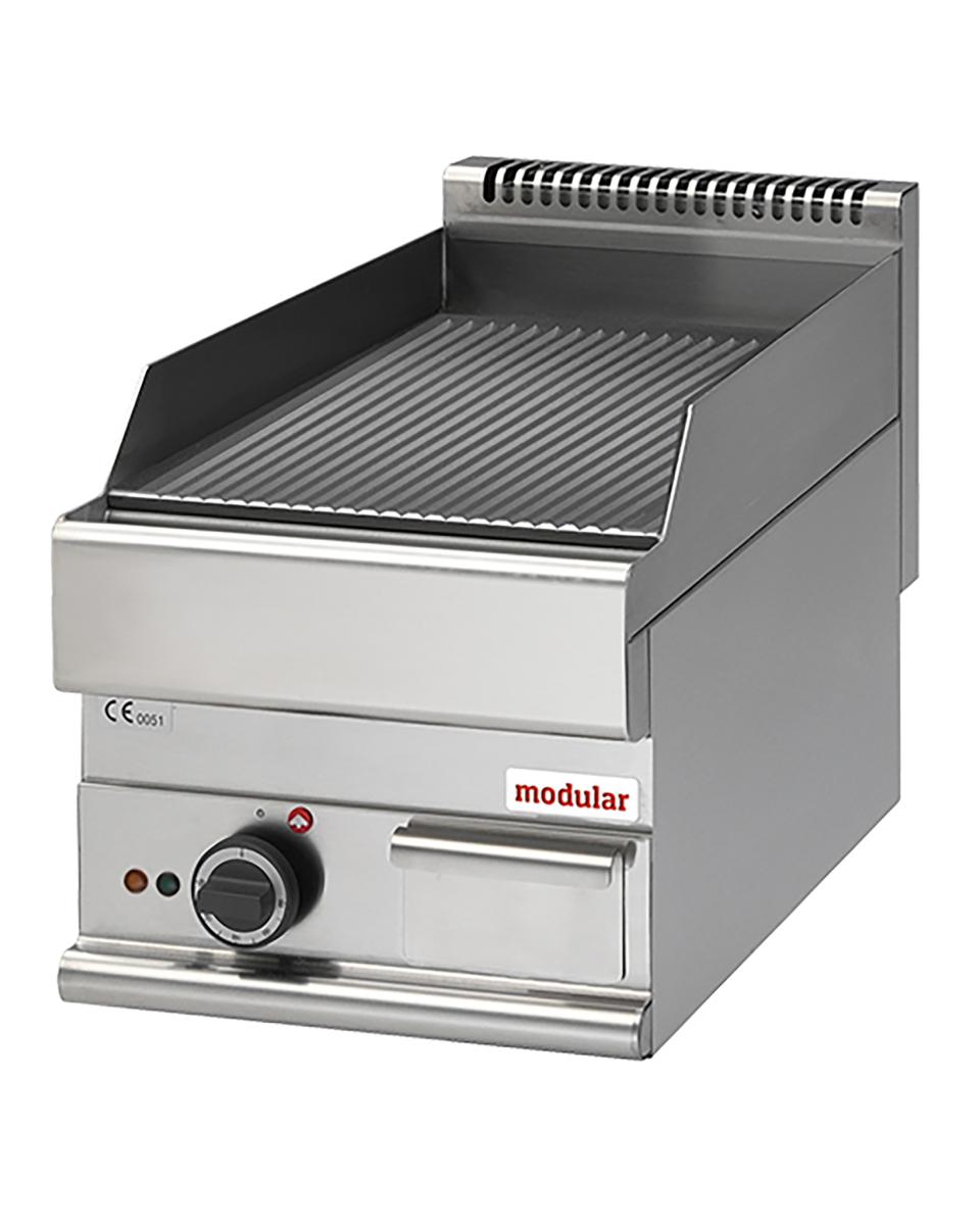 Back-/Grillplatte Modular 650 gerillt - 316034