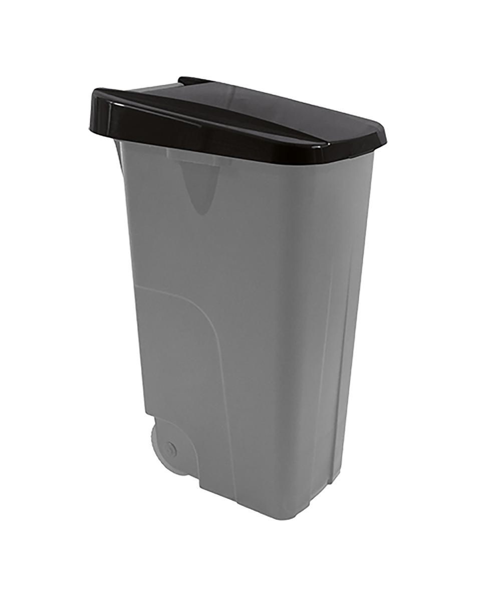Abfallbehälter - 110L - schwarz - 600094
