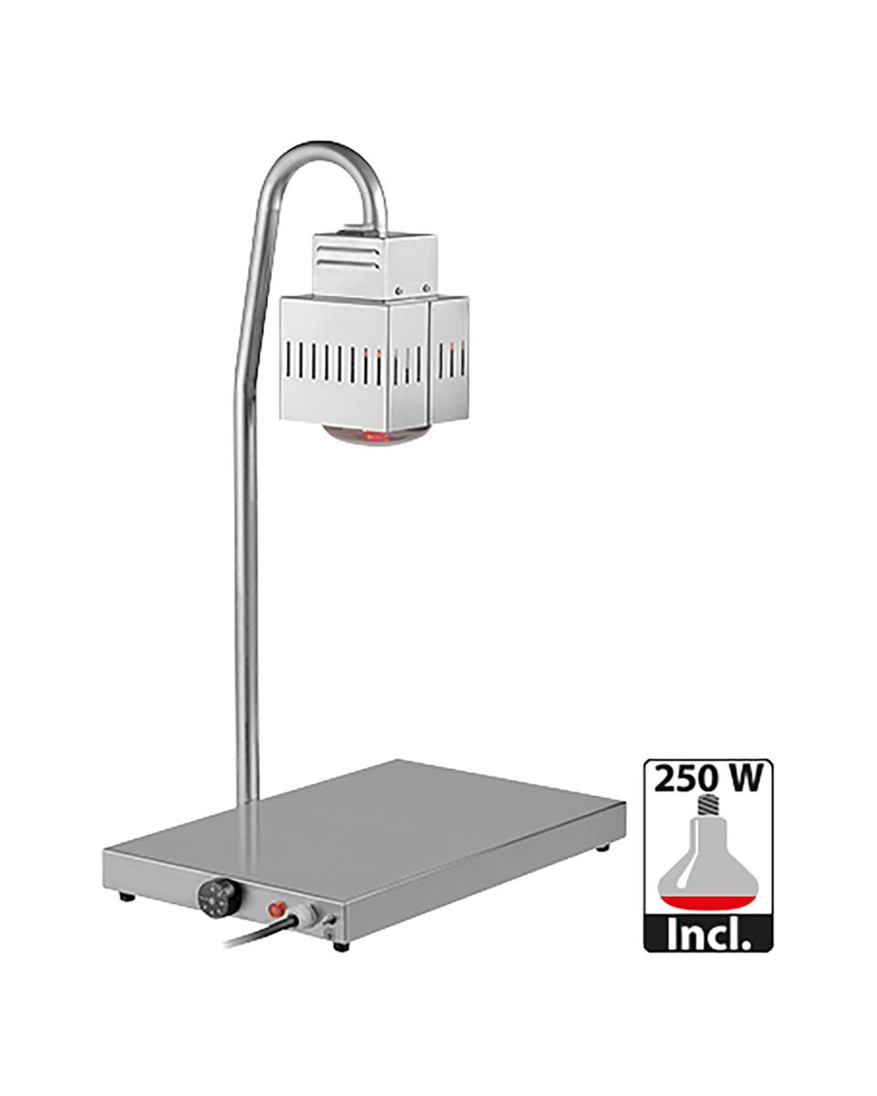 Warmhalteplatte mit Wärmelampe 1/1 GN - 710110