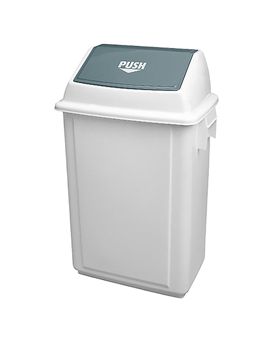 Abfallbehälter - Weiß - 40 Liter - 962030