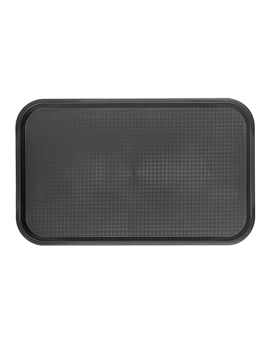 Tablett – 1/1 GN – H 2 x 53 x 32,5 cm – Polypropylen – Schwarz – CaterChef – 430175