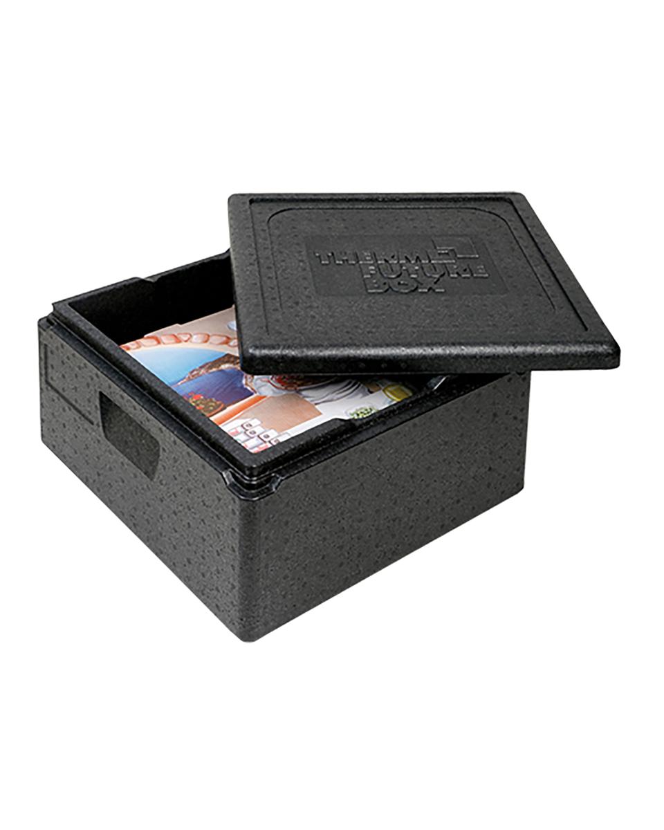 Thermobox Pizza – H 26,5 x 41,5 x 40 cm – 1,5 kg – Polypropylen – Schwarz – 27 Liter – Thermo Future Box – 235038