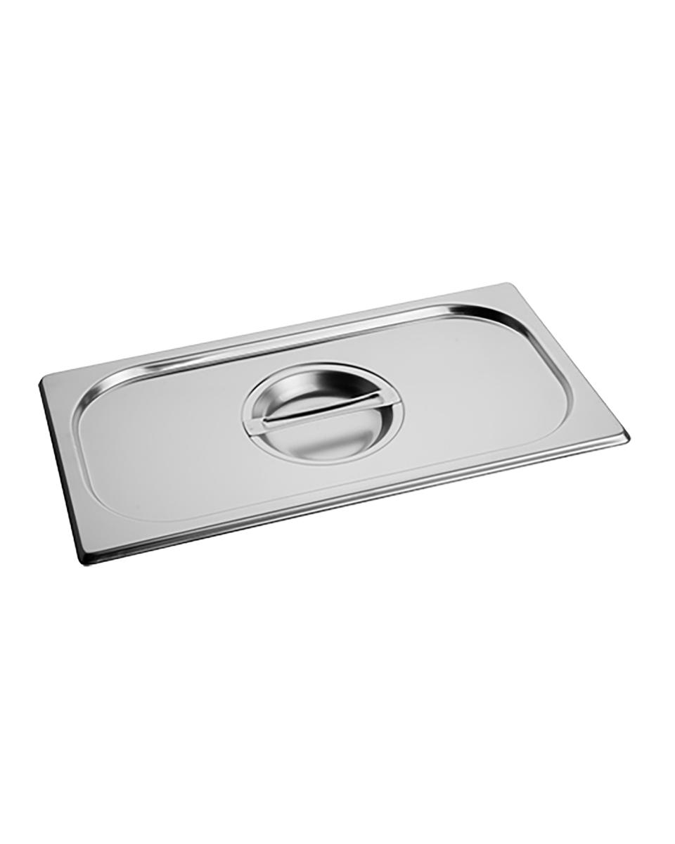 Deckel Gastronorm – 1/3 GN – 32,5 x 17,6 cm – Edelstahl – Standard – Caterchef – 953136