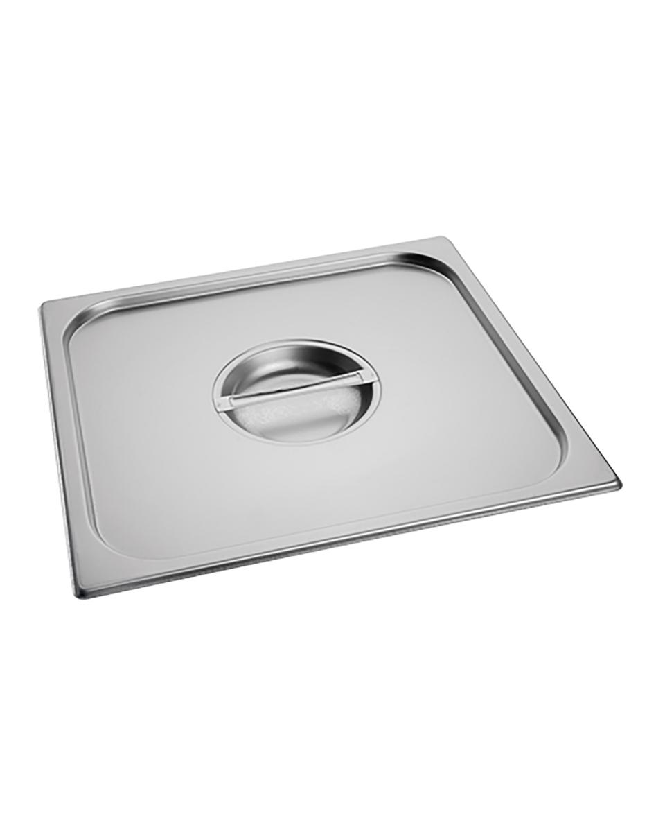 Deckel Gastronorm – 2/3 GN – 35,4 x 32,5 cm – Edelstahl – Standard – Caterchef – 953236