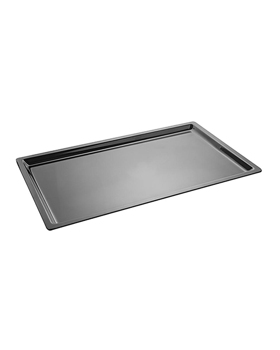 Gastronormbehälter - 1/1 GN - H 2 x 53 x 32,5 CM - Melamin - Schwarz - -20°C / +120°C - 060411