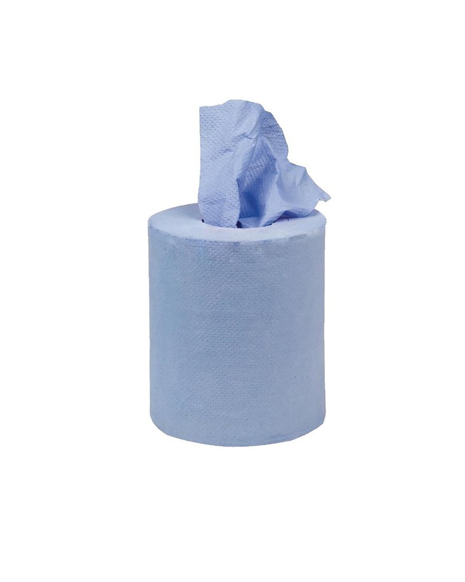 Centrefeed Mini Handtuchrollen - blau - 12 Stück | Jantex