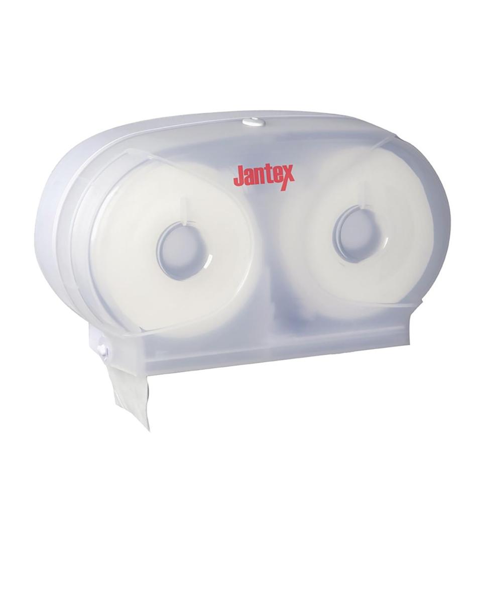 Micro Doppel-Toilettenpapierspender | Jantex