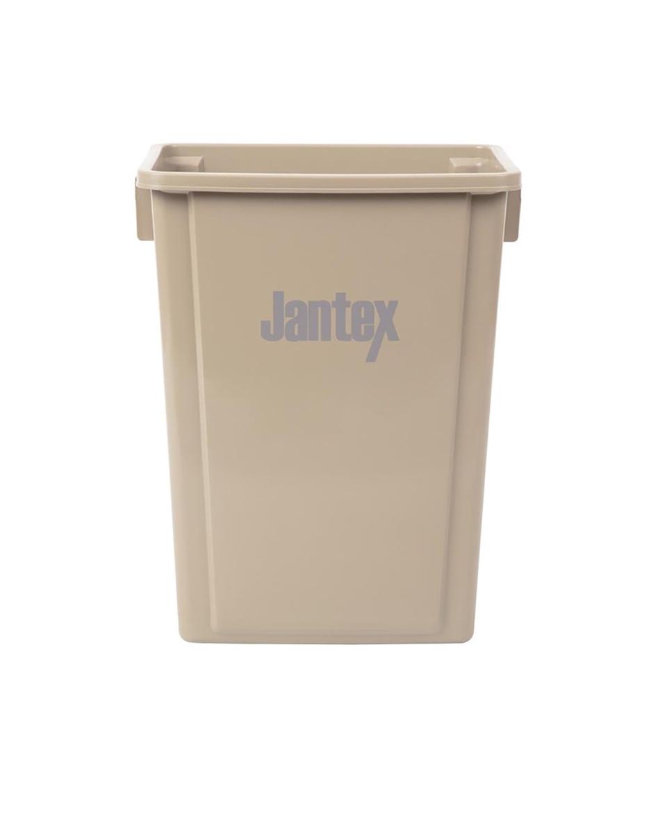 Jantex - 56 Liter - Beige | Schmaler Abfallbehälter