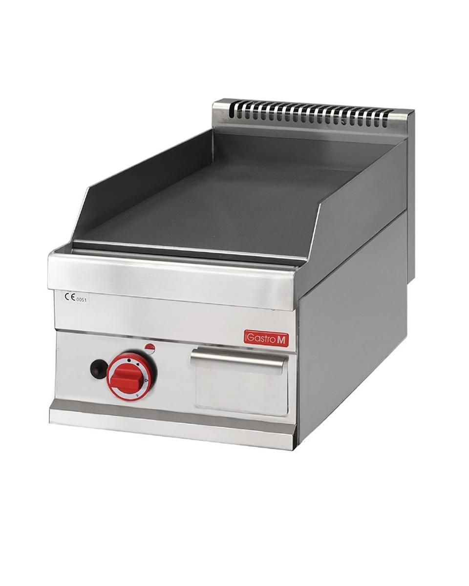 650 Glatte Gas-Grillplatte 60/70 FTG - GL917 - Gastro M.