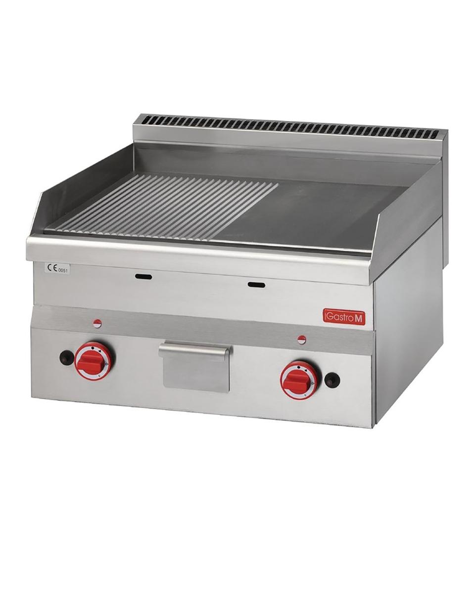 600 Gas-Grillplatte 60/60 FTRG - GN025 - Gastro M.