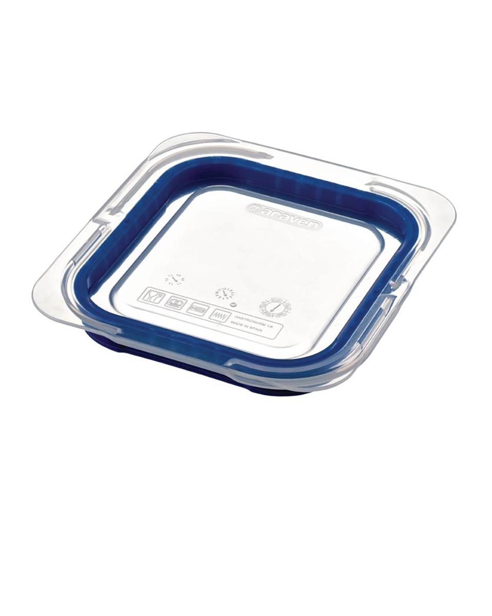 Luftdichter Deckel für ABS blaue Lebensmittelbehälter GN 1/6 - GP573 - Araven