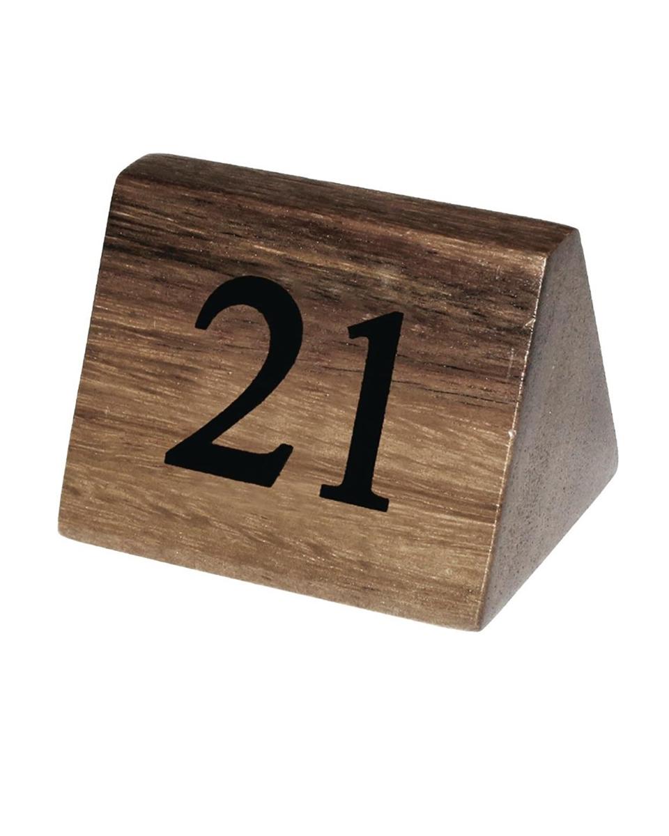 Olympia Holz Tischnummern Nr. 21-30 - CL298