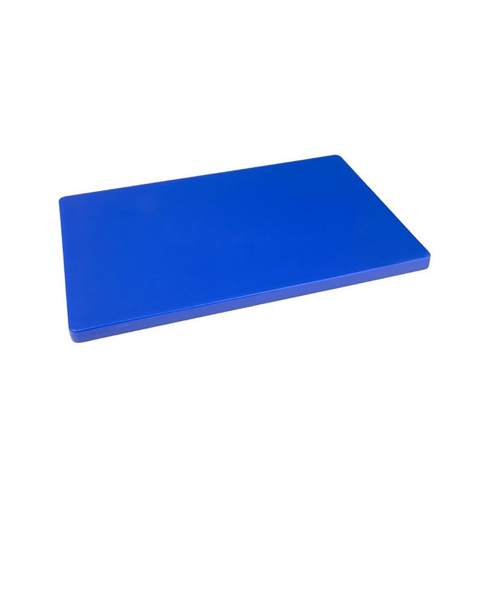 Schneidebrett extra dick - Blau - LDPE - 450x300x20 mm - Hygiplas - DM005