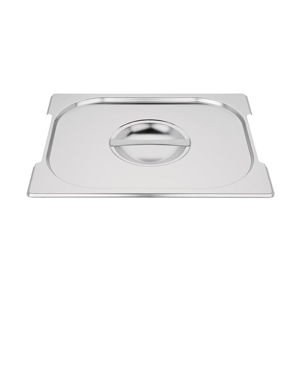 Edelstahldeckel für GN 1/2 Behälter mit Griffen - CB185 - Vogue