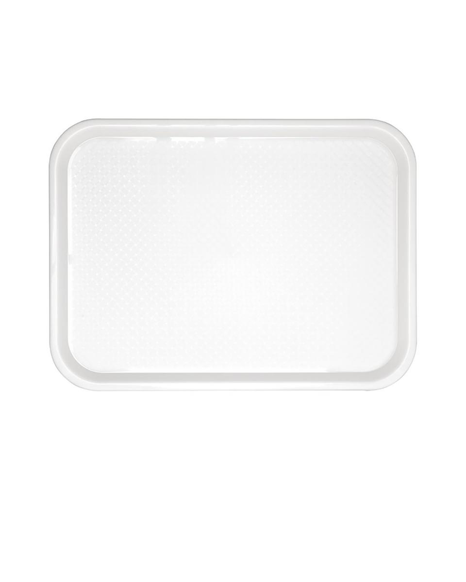Kristallon Tablett weiß 41,5 x 30,5 cm - GF996