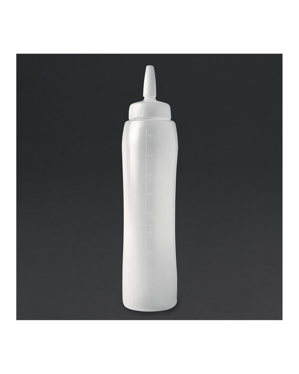 Transparente Quetschflasche - 1 l - Araven - CW123