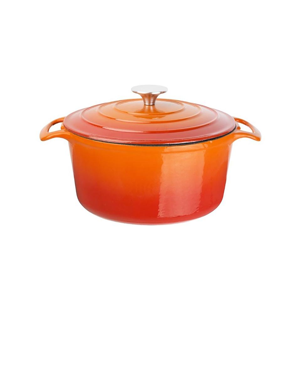 Runder Schmortopf Orange 4 Ltr - GH303 - Vogue