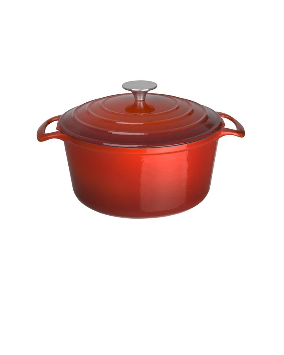 Runder Schmortopf rot 4 Ltr - GH305 - Vogue