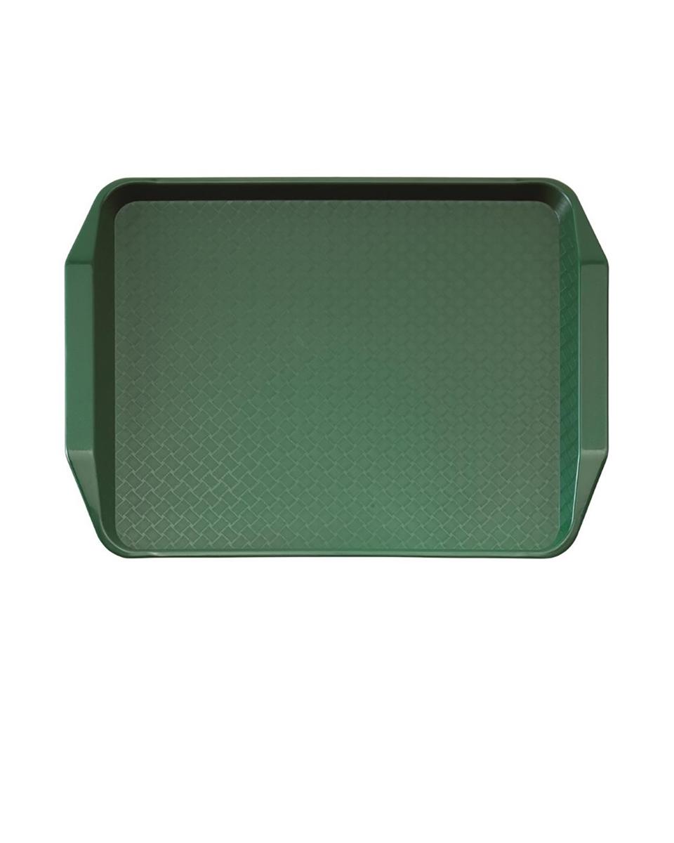 Cambro Polypropylen Fast Food Tablett mit Griffen grün 43x30cm - DE316