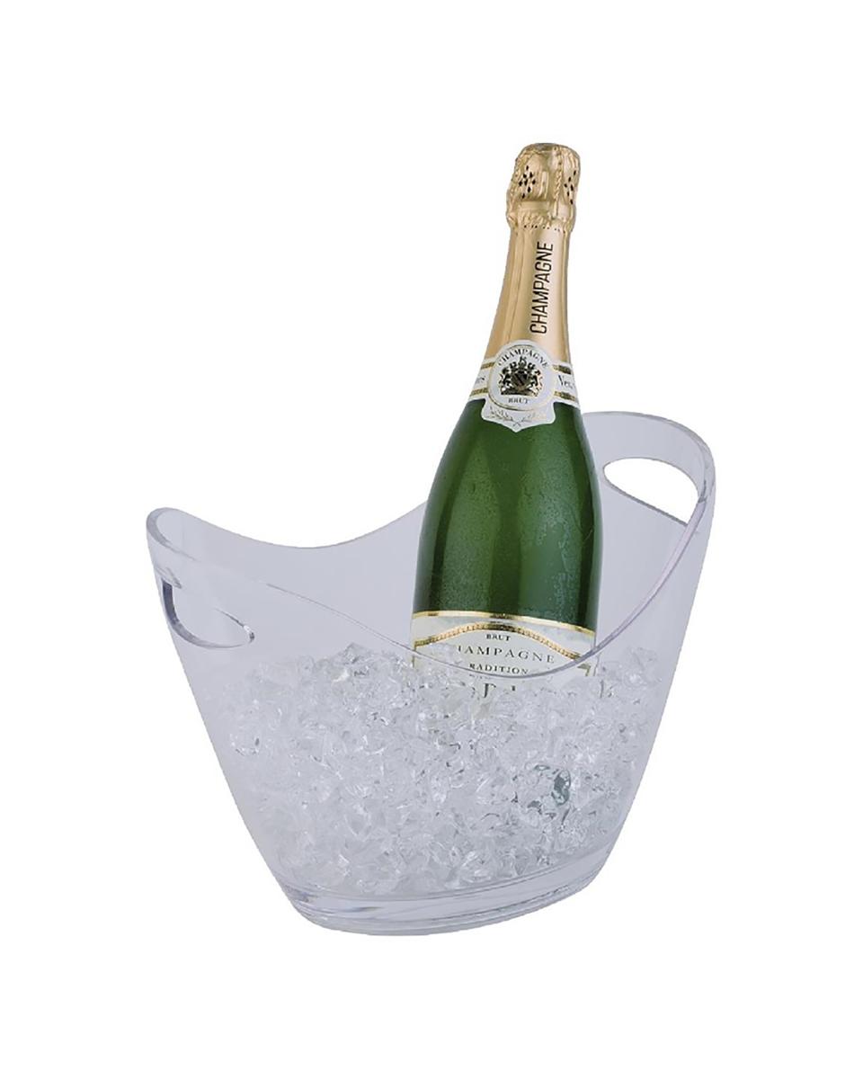 Acryl Champagner-Schale klein transparent - CF310