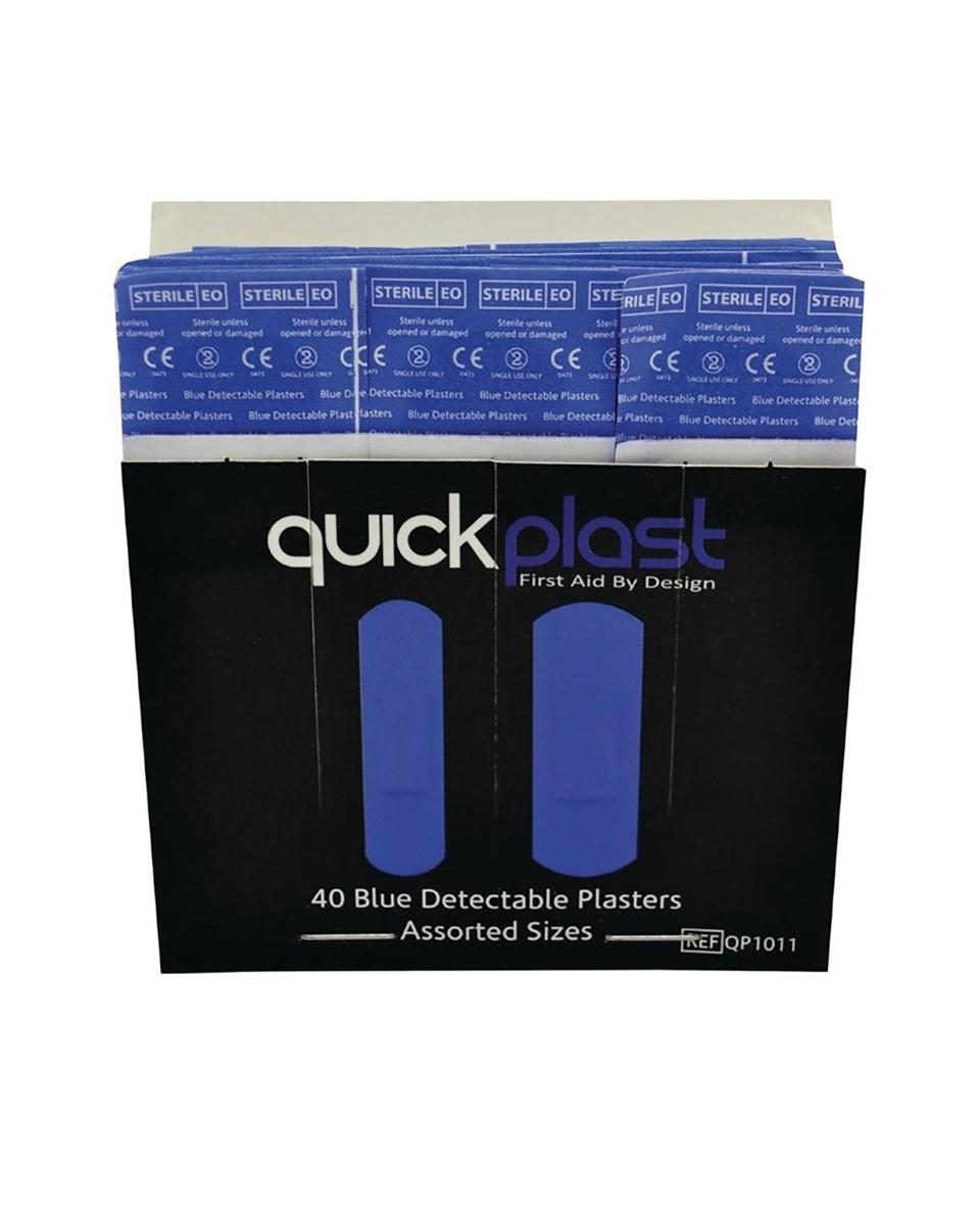 Detektierbare Pflaster - Blau - Quickplast - CM529