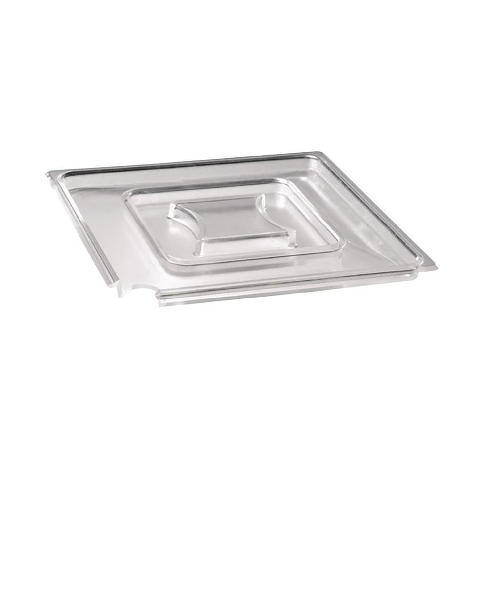 Float quadratischer transparenter Deckel 19x19cm - GF101