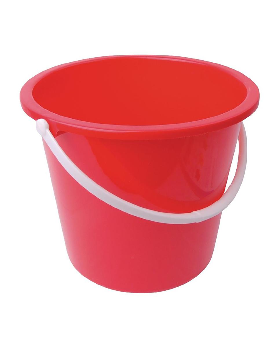 Plastikeimer - Rot - 10 L - Jantex - CD807