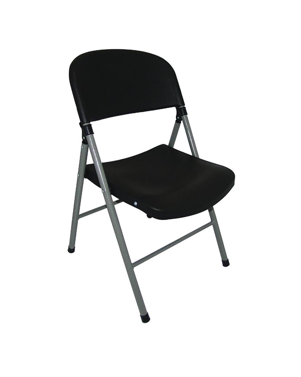 Stuhl - 2 Stück - Klappbar - Schwarz - Bolero - CE693