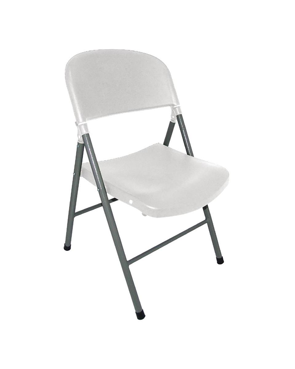 Stuhl - 2 Stück - Klappbar - Weiß - Bolero - CE692