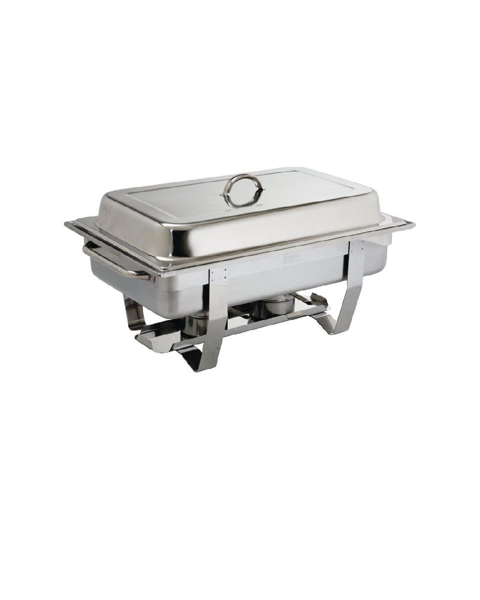 Chafing Dish - 1/1 GN - 9 Liter - Silber - H 27 x 33,2 x 59 cm - Edelstahl - Olympia - K409
